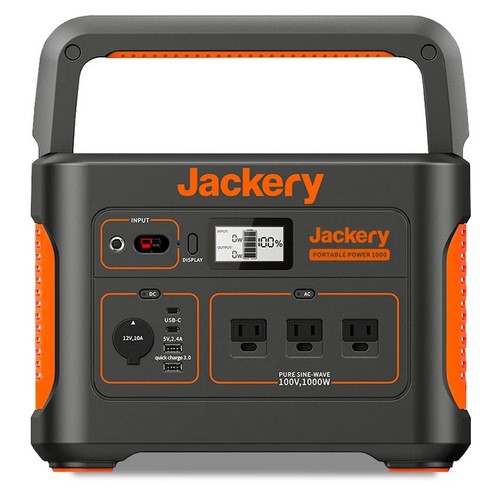 Jackery ポータブル電源 1000 リチウムイオン電池 定格出力1000w mah 1002wh 2年保証 蓄電池 防災推奨 キャンプ アウトドア Cdm Co Mz