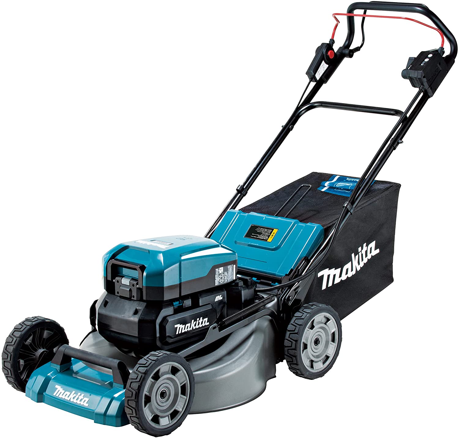 マキタ(makita) 充電式芝刈機 MLM001CZ 本体のみ 刈込幅530ｍｍ 芝面積目安1540坪-2080坪 スチールデッキ コネクタ接続専用
