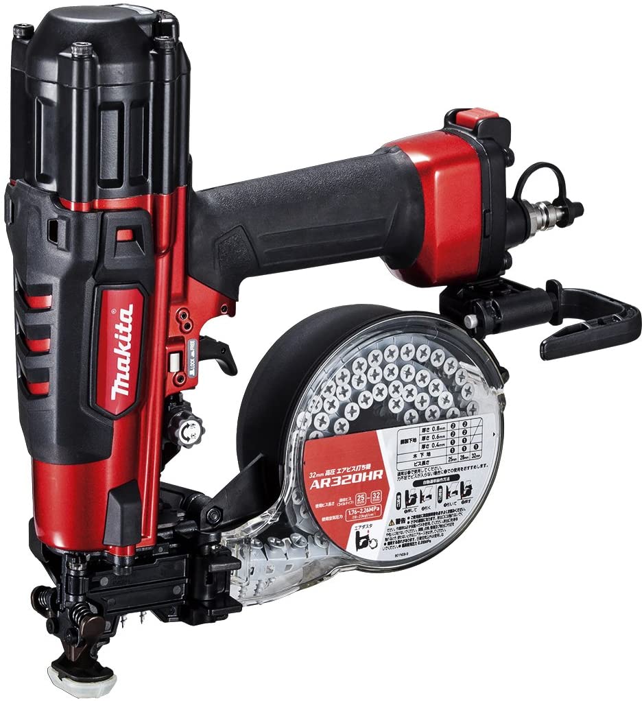 マキタ(makita) AR320HR 高圧エアビス打ち機 32mm連結ビス（コイル）｜高橋本社　店