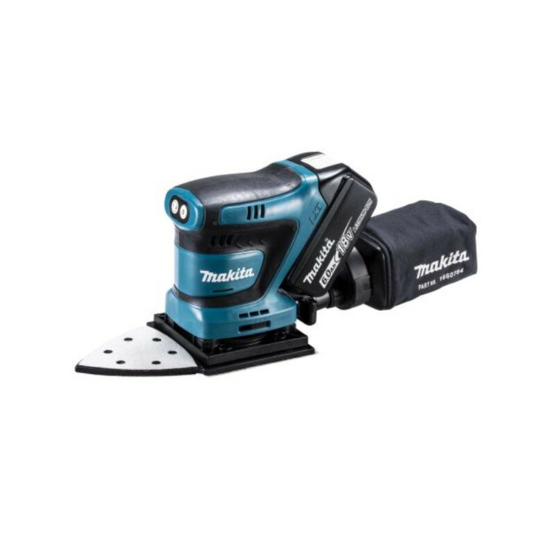 マキタ(makita) BO483DRG 充電式防塵ミニサンダー 18V【バッテリー/充電器セット】
