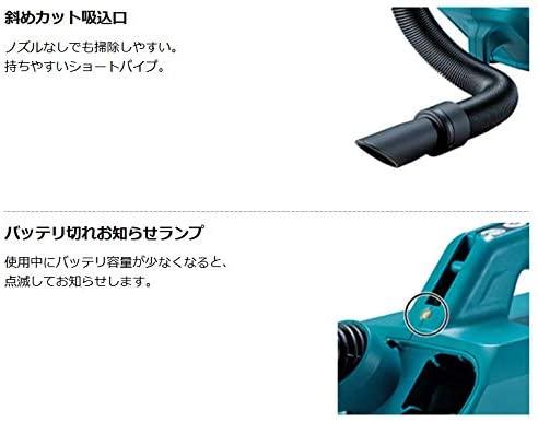 マキタ(makita) CL184DRF 充電式クリーナー 18V バッテリー・充電器