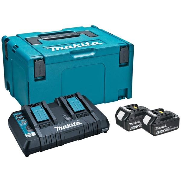 マキタ(makita) A-61226 パワーソースキット1 【バッテリー2個/2口急速充電器/ケースセット】