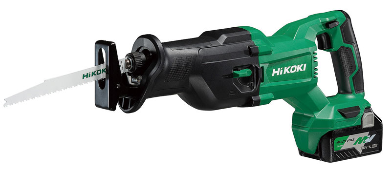 HiKOKI(ハイコーキ) CR18DB(XP) コードレスセーバソー 36V【バッテリー/充電器セット】マルチボルト レシプロソー