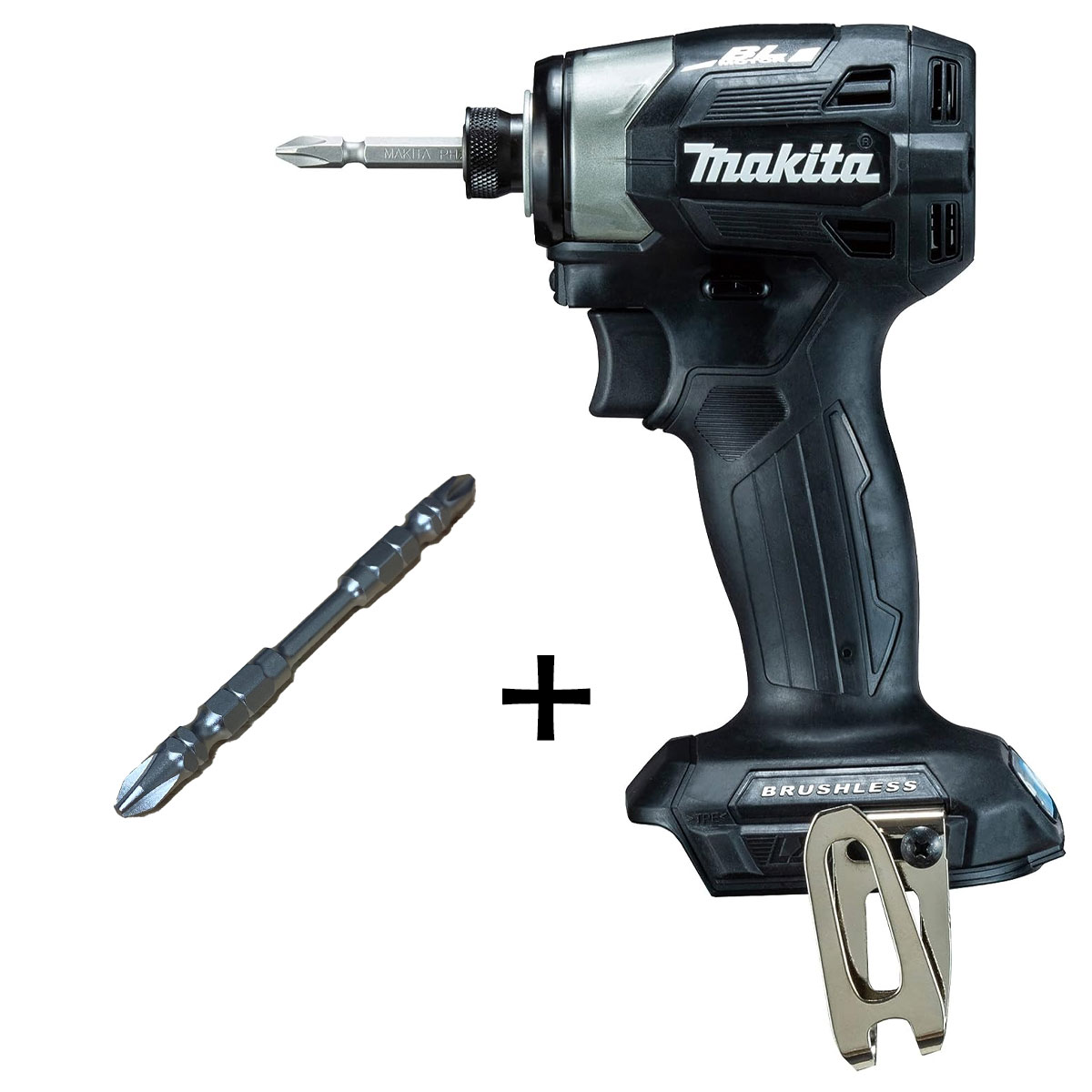 マキタ(makita) TD173DZB+TH-BT+2×85【オリジナルタフビットサービス】充電式インパクト 黒 18V ゼロブレ【本体のみ】※|高橋本社 店