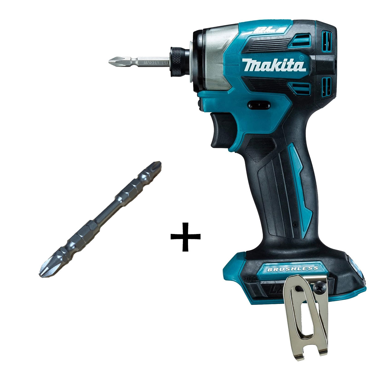 マキタ(makita) TD173DZ+TH-BT+2×85【オリジナルタフビットサービス】充電式インパクト 青 18V ゼロブレ【本体のみ】※|高橋本社 店