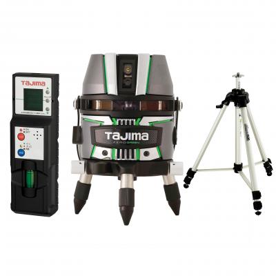 タジマ(TJMデザイン) ZERO GREEN KYR シャープ グリーンレーザー 墨出し器 受光器・三脚セット【ZEROG2-KYRSET】|高橋本社 店