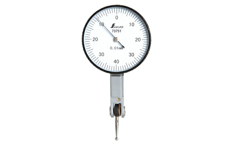 シンワ測定 ダイヤルテストインジケーター 0.01mm/0.8mm 73751