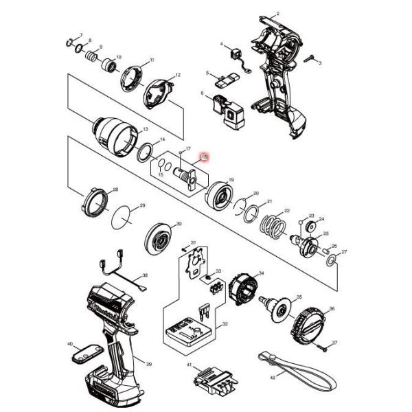 楽天市場】マキタ(makita) 部品 コントローラ 620D48-6(旧:620848-0