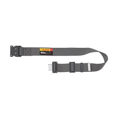 タジマ(TJMデザイン) 胴ベルト アルミワンタッチバックル M ドット白 BWM125-DWH 着脱しやすい、鍛造アルミワンタッチバックル
