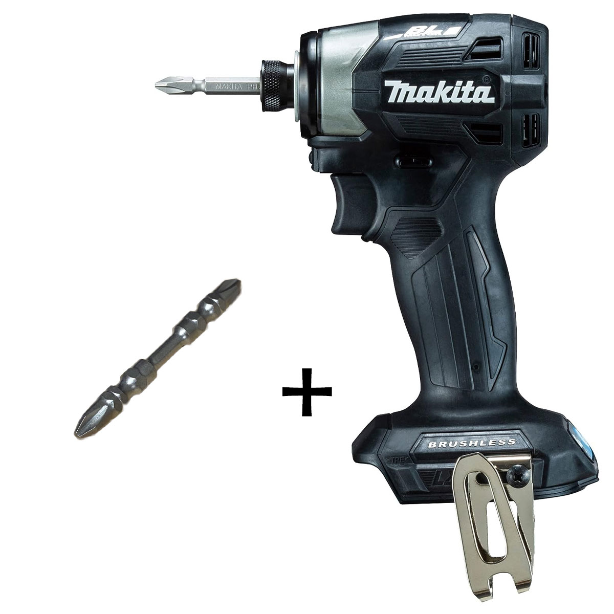 マキタ(makita) TD173DZB+TH-BT+2&times;65【オリジナルタフビットサービス】充電式インパクト 黒 18V ゼロブレ【本体のみ】※｜高橋本社　店