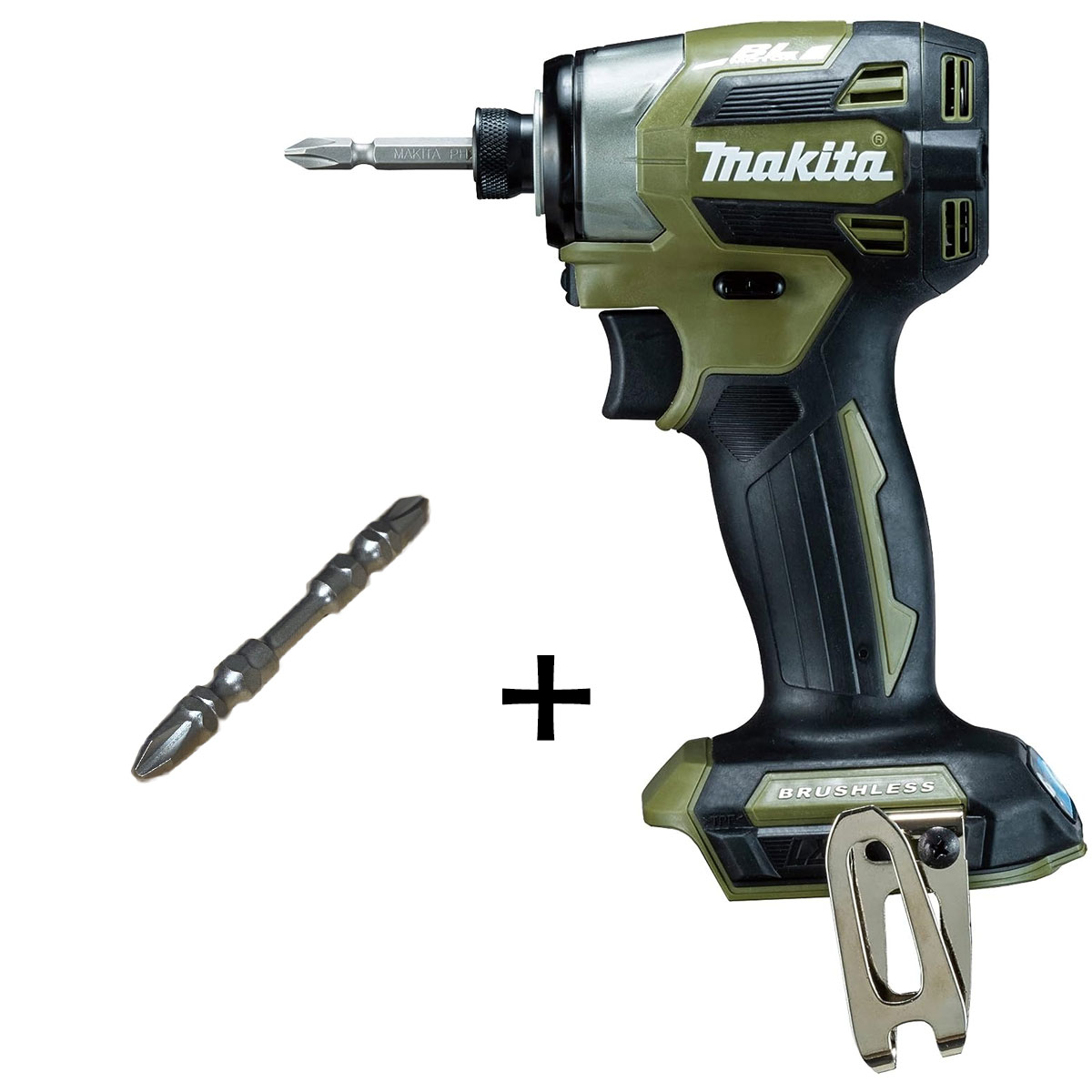 マキタ(makita) TD173DZO+TH-BT+2&times;65【オリジナルタフビットサービス】充電式インパクト オリーブ 18V ゼロブレ【本体のみ】※｜高橋本社　店
