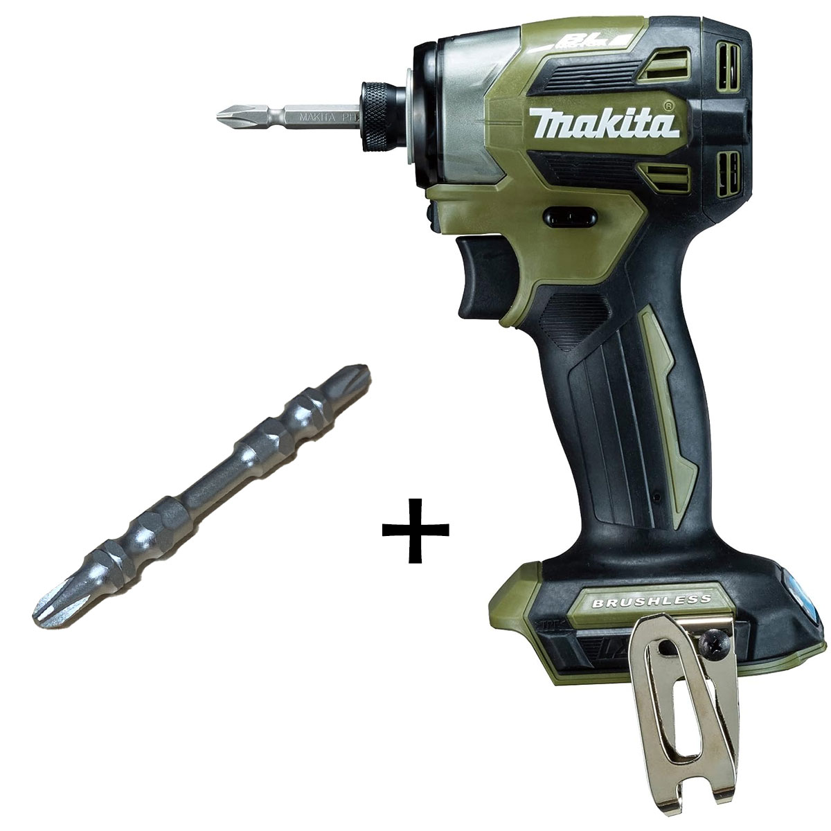マキタ(makita) TD173DZO+TH-BS+2×85【オリジナルプロ用スリムビットサービス】充電式インパクト オリーブ 18V ゼロブレ【本体のみ】※|高橋本社 店