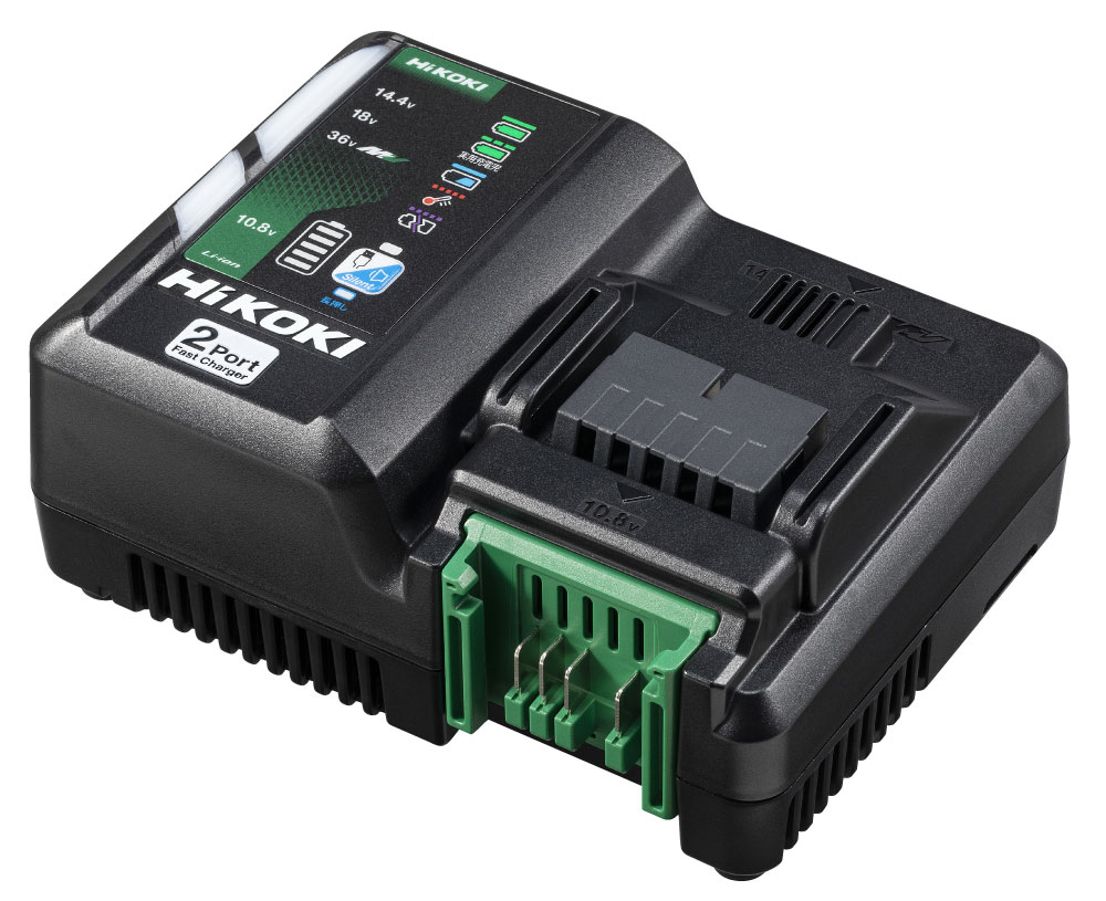 HiKOKI(ハイコーキ) 2ポート急速充電器 リチウムイオン電池 10.8V+18V+14.4V+36V用 UC18YDML
