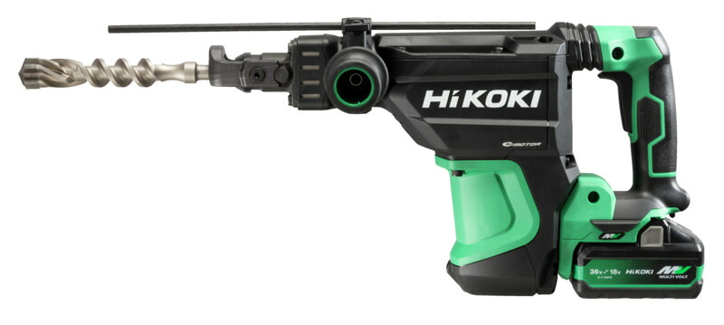 HiKOKI(ハイコーキ) DH3640DB(2WPZ) 40mm コードレスハンマドリル 六角軸 36V【バッテリー2個/充電器セット】