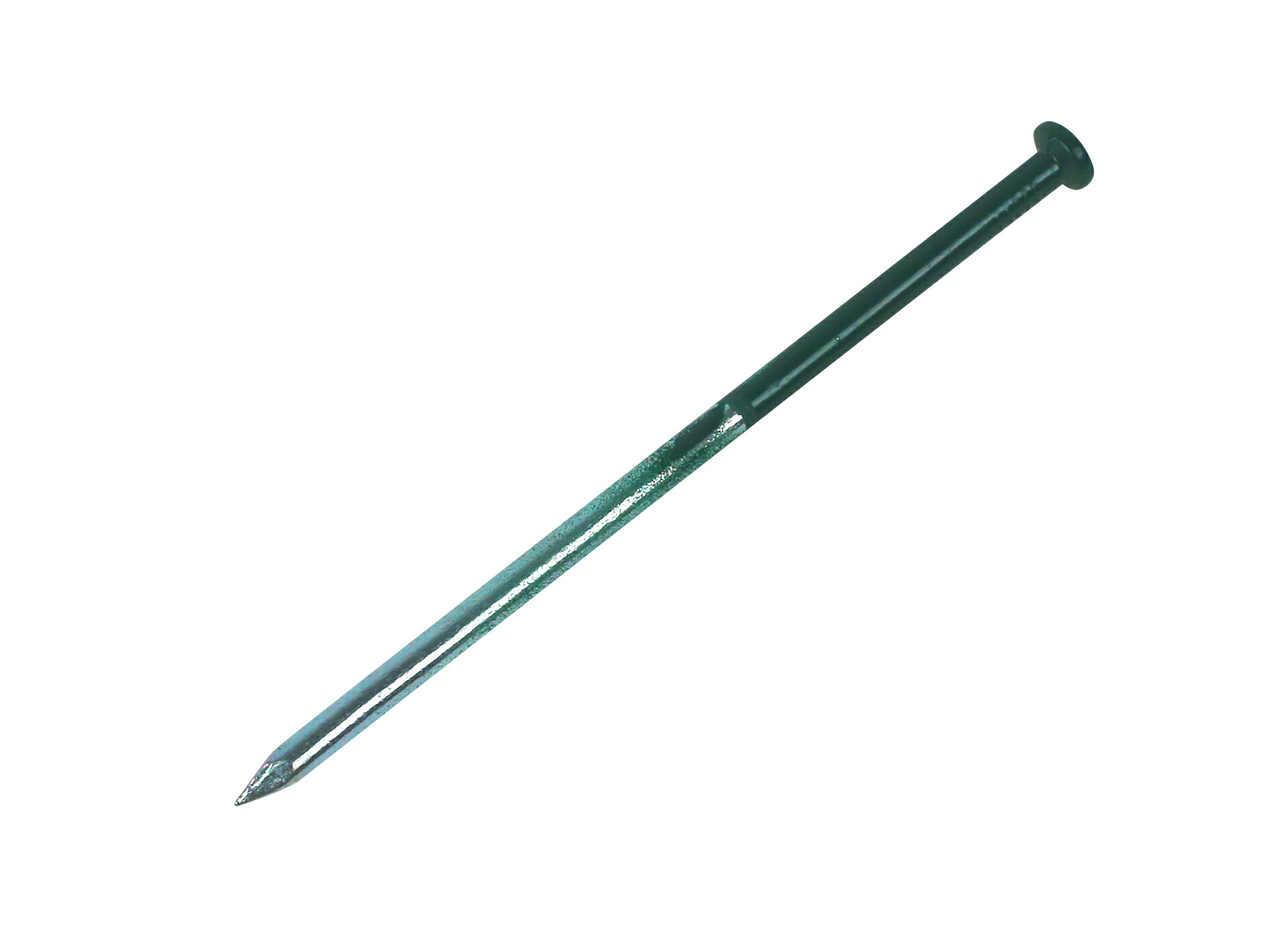 高強度特殊釘 タフスパイク[緑] 線径5.5mm 頭径10mm 100本入り OK-18 メモリーターフ｜高橋本社　店