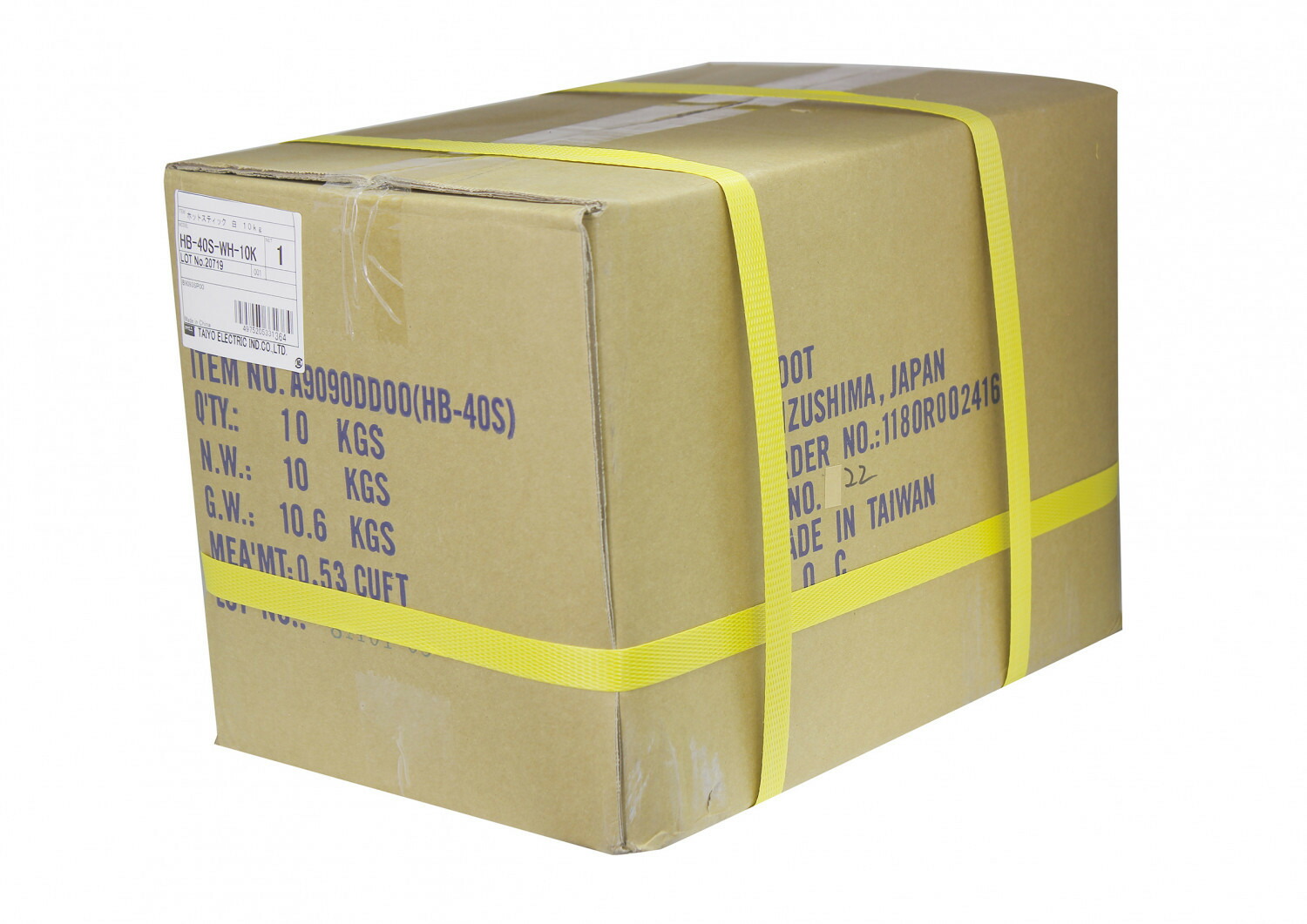 ホットスティック 白 10kg HB-40S-WH-10K 太洋電気産業