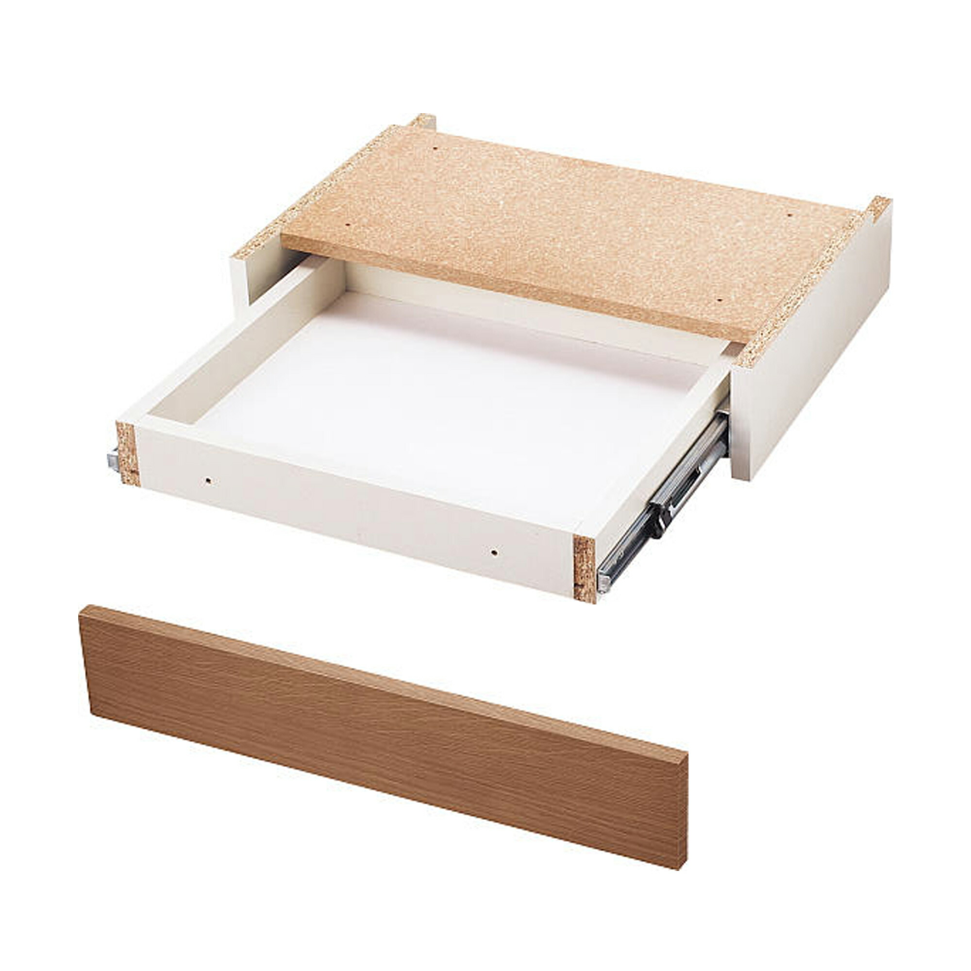 パナソニック ベリティス カウンター 引出し(大)・前板セット 400×405×69 PTE2PWWLNN+PTE2PW1N〇