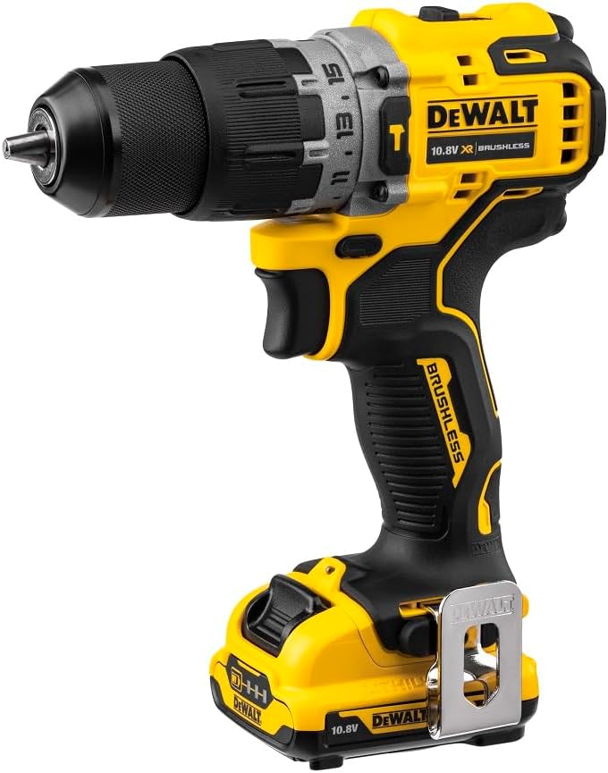 デウォルト(DEWALT) DCD706D2-JP 10.8V XR Li-Ion ブラシレス・振動ドリルドライバー バッテリー/充電器セット 2.0Ah Battery x 2