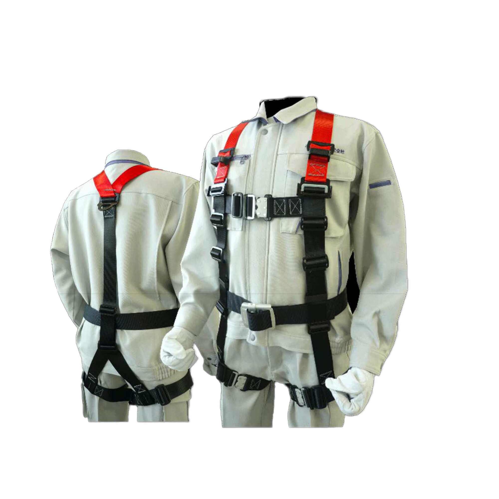 ポリマーギヤ 新規格 Ｙ型ハーネス 腿部水平 ワンタッチバックル仕様 3PHNW-A/BL LLサイズ 3PHNタイプ（背中Y型・もも水平タイプ）