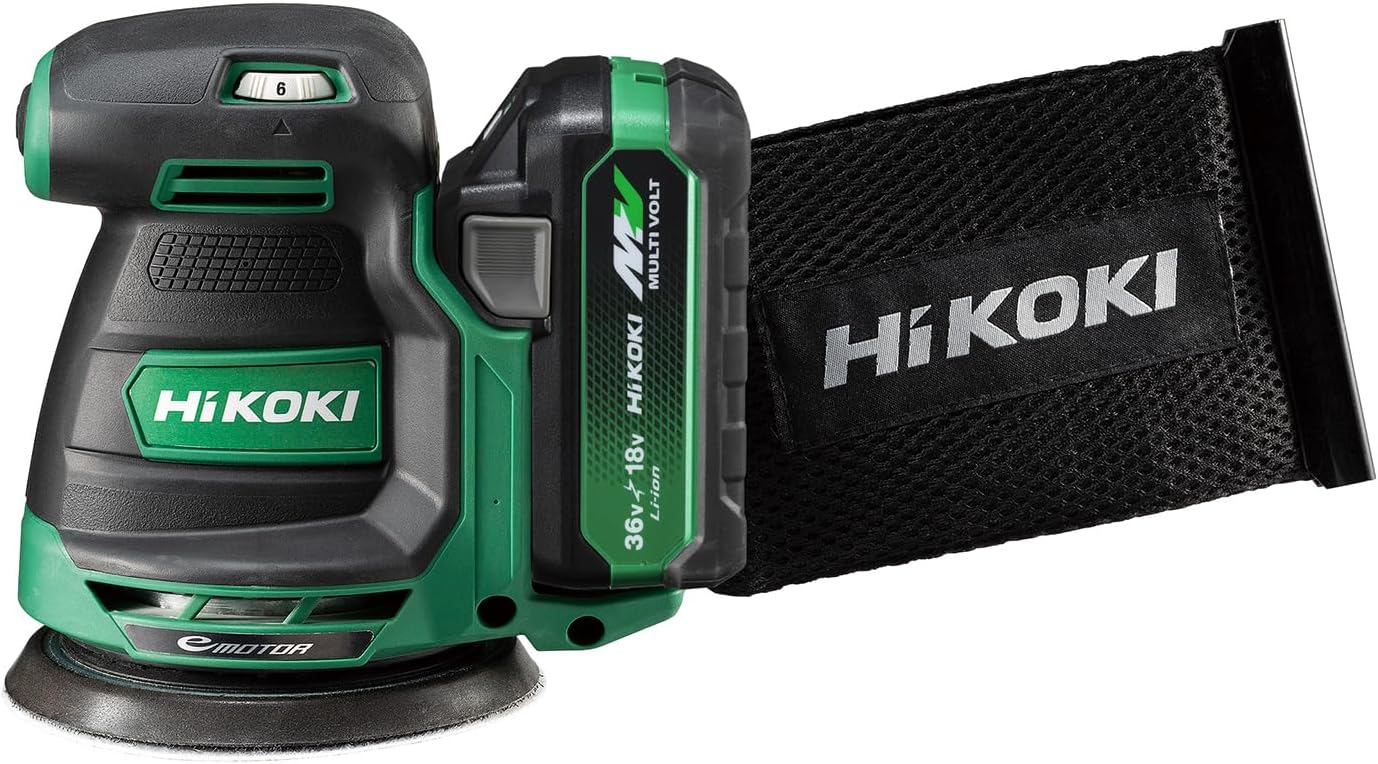 HiKOKI(ハイコーキ) SV1813DA(XPZ) 18V コードレスランダムサンダー【バッテリー/充電器セット】
