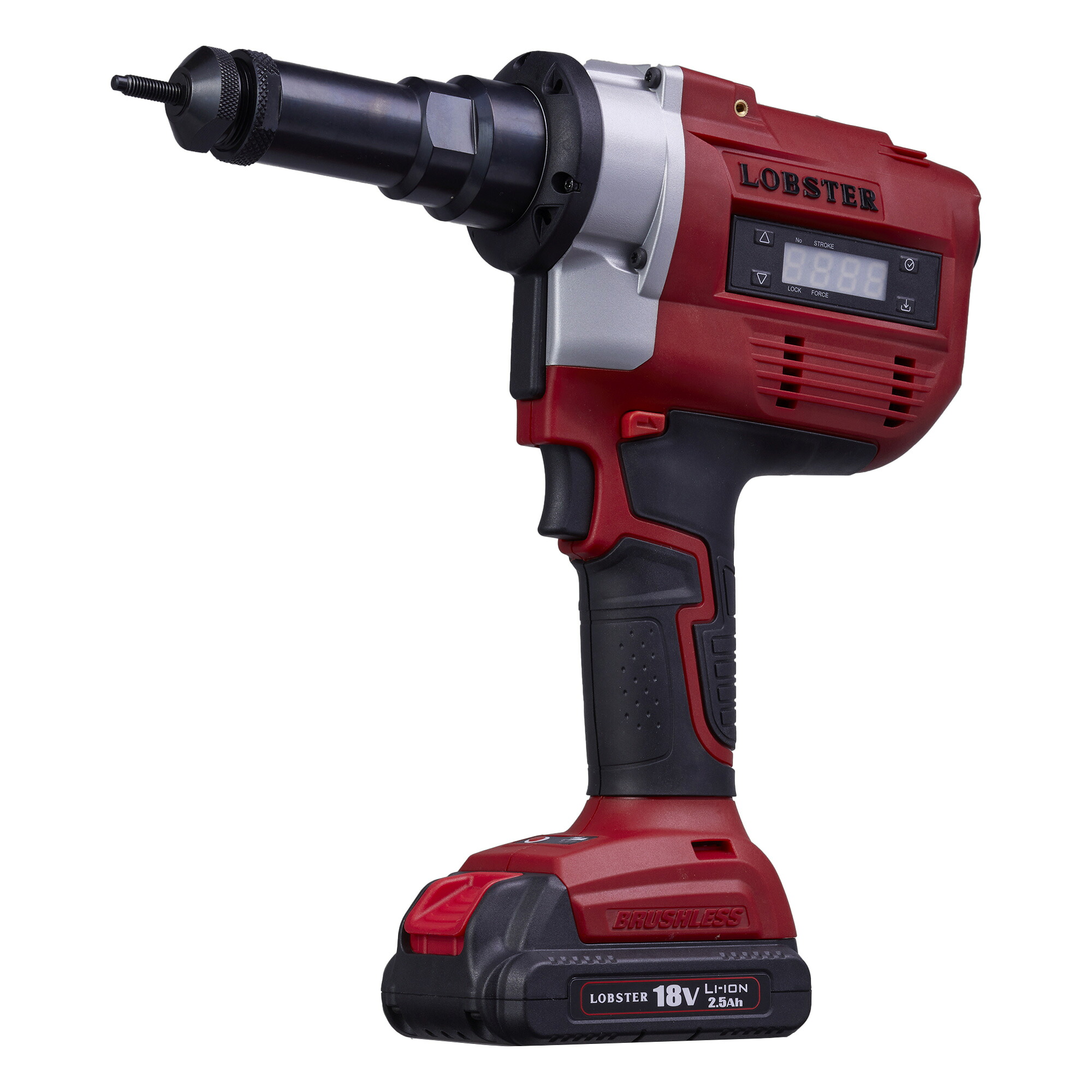 ロブテックス(エビ印) コードレスナッター N1B1 充電式 ハイスピードリベットナッター 軽量・高耐久 プロ仕様 18V バッテリー 充電器 セット コードレス化で現場の作業性が向上
