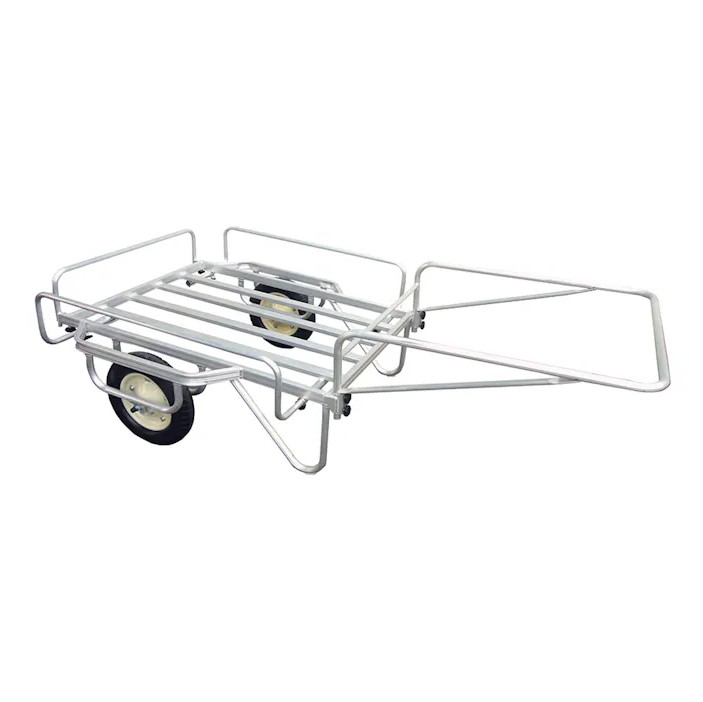 アルミス アルミ製作物運搬車 ハーベストカー AHR-150NP ノーパンクタイヤ採用 軽量アルミ製 コンテナ6個積載可能 耐荷重150kg 農作業 運搬用 送料無料