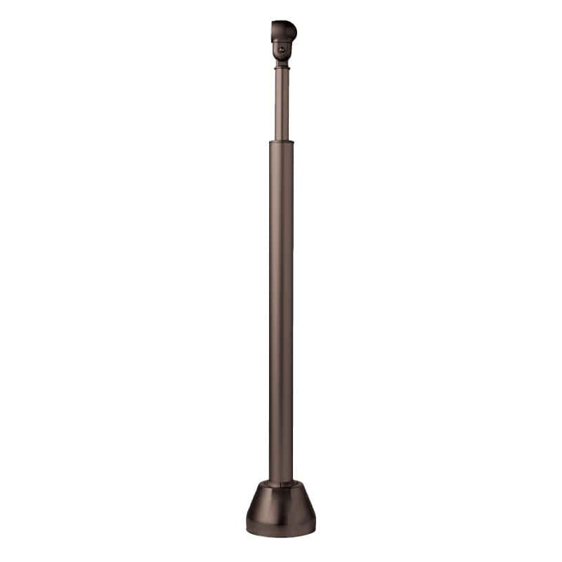 BAUHAUS(バウハウス) フリーＲレール勾配対応エンド支柱 BJ-190DB専用カバー付ダークブロンズ 040-2990
