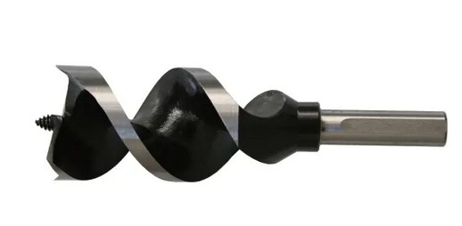 スターエム 木工用ドリル ショートビット No.5 5-420 φ42mm 三本溝軸12mm 大径 両刃両爪 二条溝