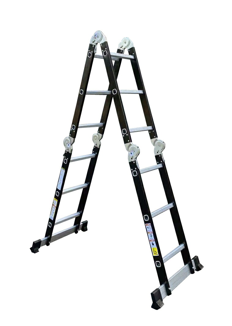 アルミス 8Waysステップラダー ASL-8BK 足場板付き 最大337cm 長さ337cm 長さ229cm