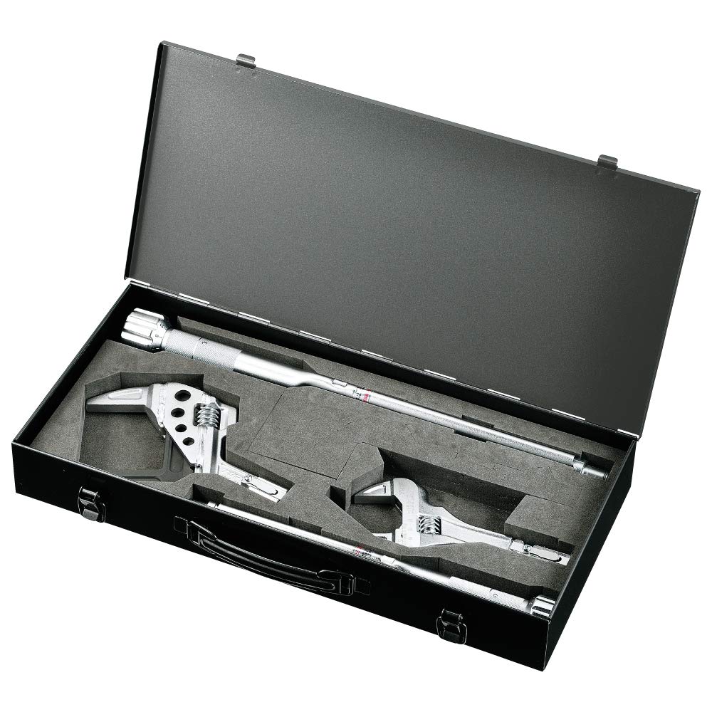 TOP工業(トップ工業) トルクレンチセット HYTMW1020NT モンキ形/TMW形 20-200N・m 校正証明書付 配管継手用 口開き75mm