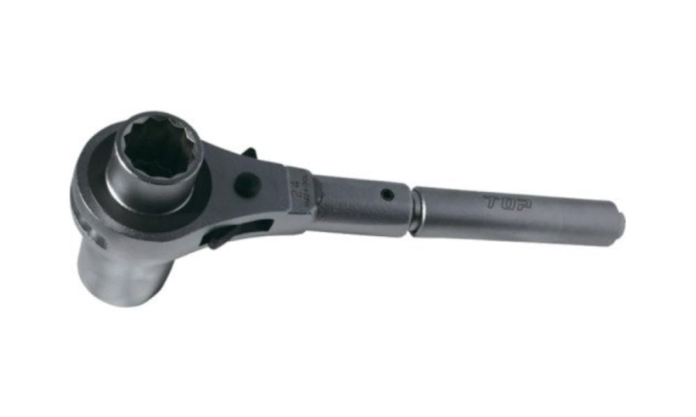 TOP工業(トップ工業) 伸縮型本管レンチ RM24X30LH 24X30mm 伸縮機能付き 配管用工具 燕三条製