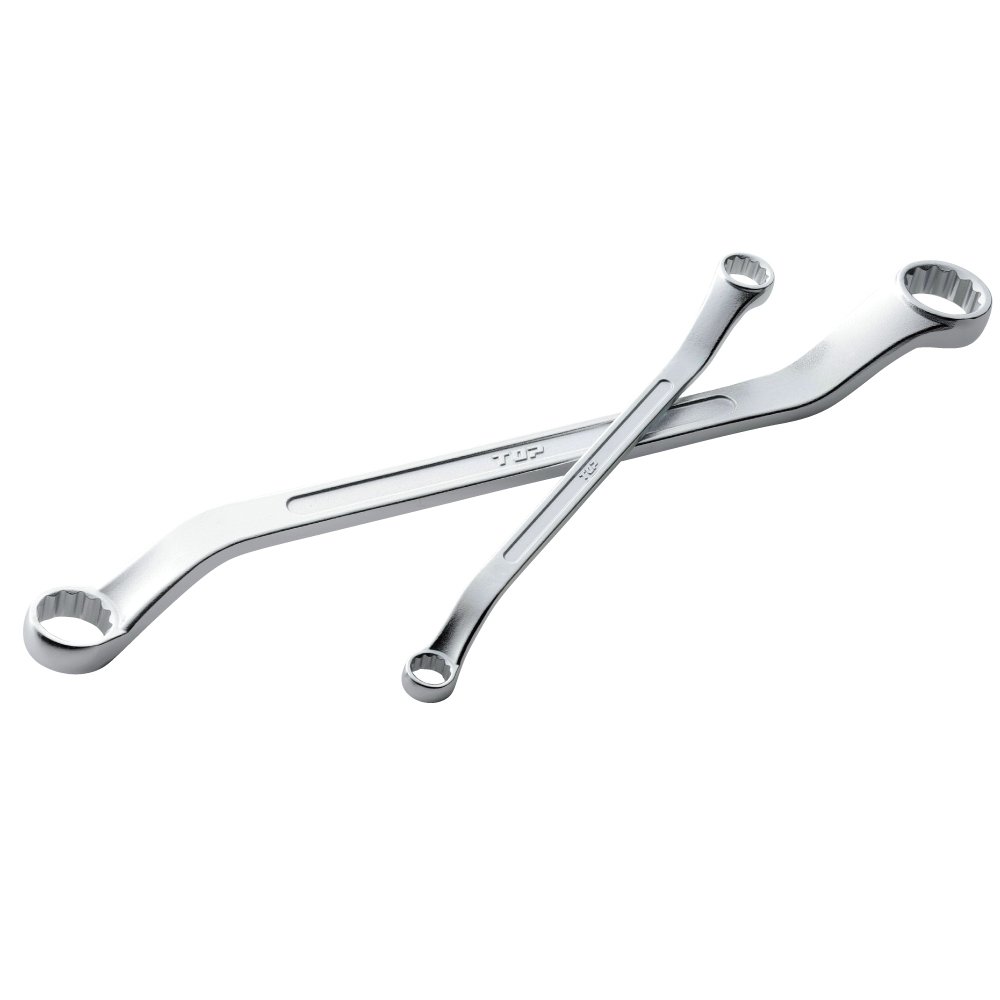 TOP工業(トップ工業) 両口メガネレンチ TM35X41 45°オフセット 35x41mm 鍛造 日本製