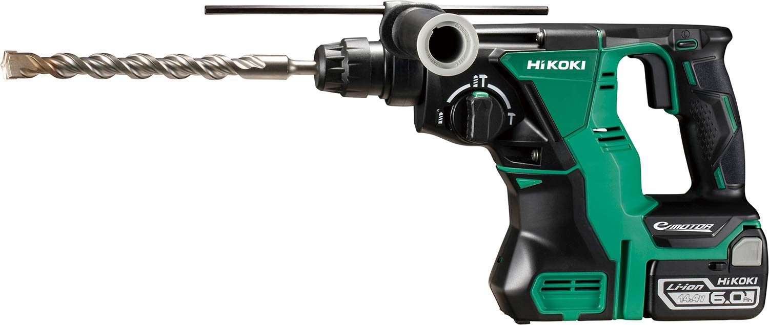 HiKOKI(ハイコーキ) ロータリハンマドリル DH14DBL 2LYPK コードレス 14.4V アグレッシブグリーン 331×214×83mm 3.6kg 全長331mm 高さ214mm