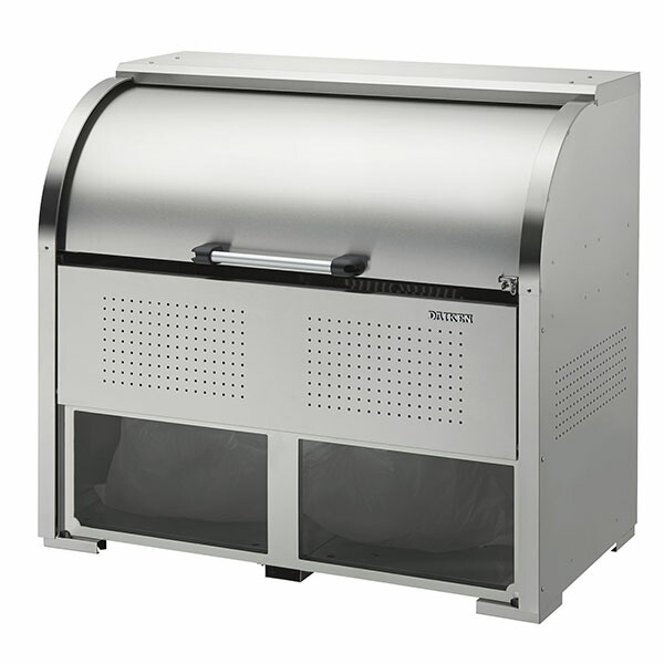 ダイケン(DAIKEN) ゴミ収集庫 クリーンストッカー ステンレス CKS-1307-A ポリカ前面 容量800L W1300×D750×H1160mm