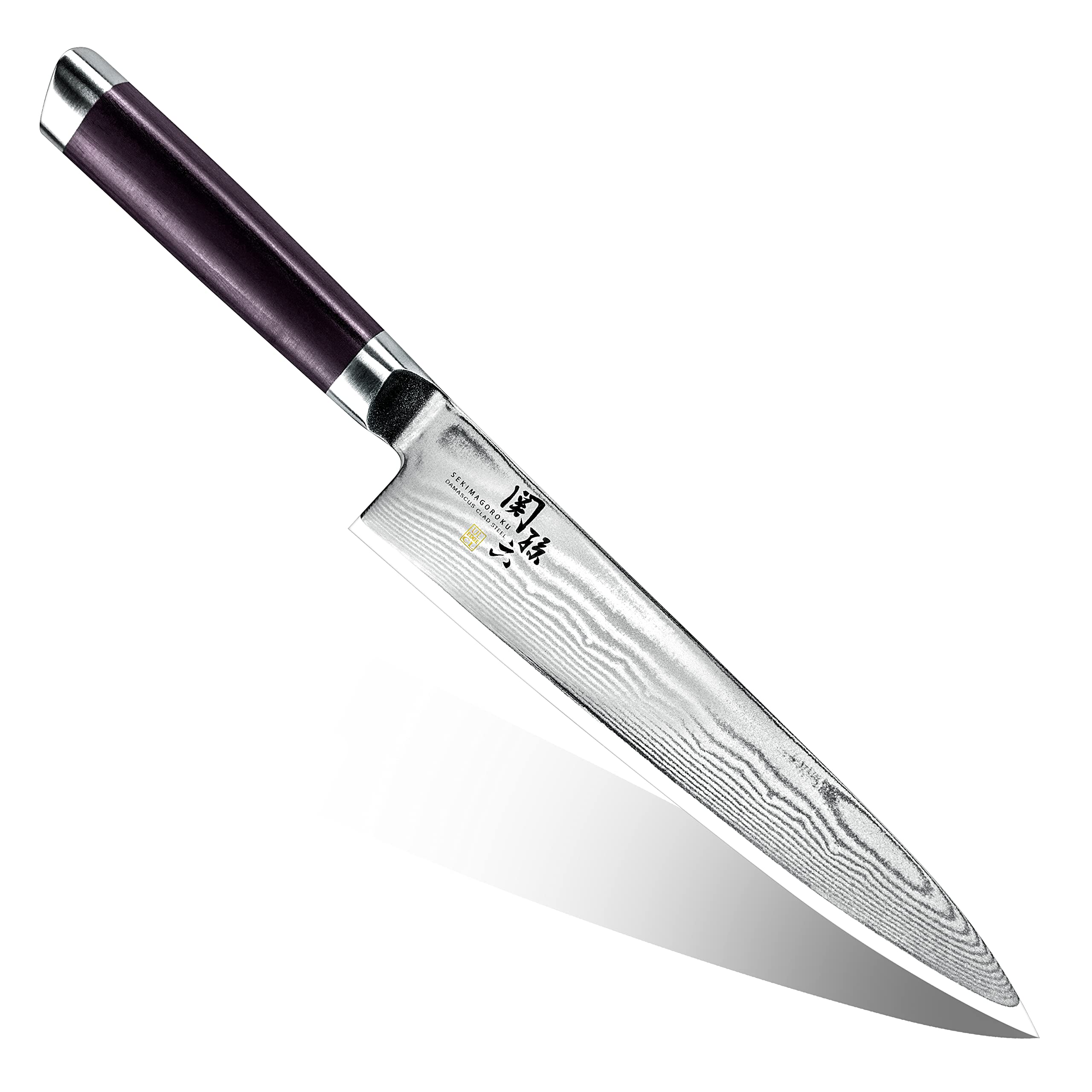 関孫六 牛刀包丁 ダマスカス 210mm AE5205 日本製 高さ23mm 刃渡り210mm