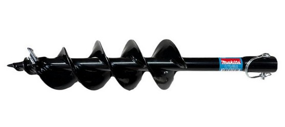 マキタ(makita) 純正 アースオーガビット ショート 径100mm A-79239 全長495mm 有効長270mm ピン止め DG460D DG461D DG001G DG002G対応