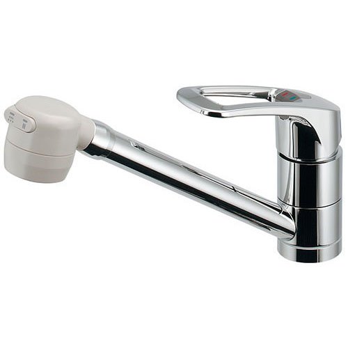 カクダイ 水栓金具 シングルレバー混合栓 117-124 取付穴径36～38mm 厚5～30mm