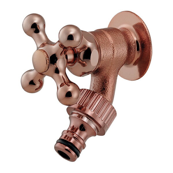カクダイ 水栓金具 散水栓 703-251-BR カッパーブラウン 791-710-BR付き