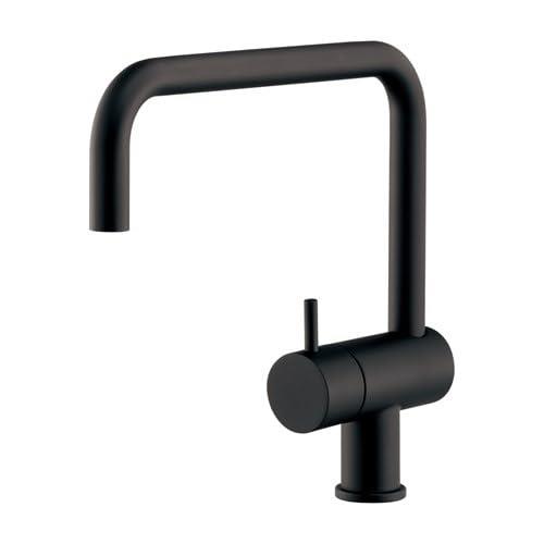 カクダイ 立形自在水栓 716-229-MD マットブラック 90°開閉ハンドル 取付穴径22~25mm