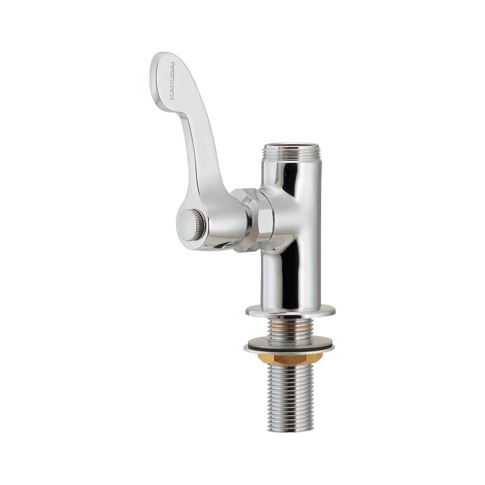 カクダイ KAKUDAI 724-795-13QR 厨房用左ハンドル立形自在水栓本体 取付穴径22～27mm・厚さ5～35mm