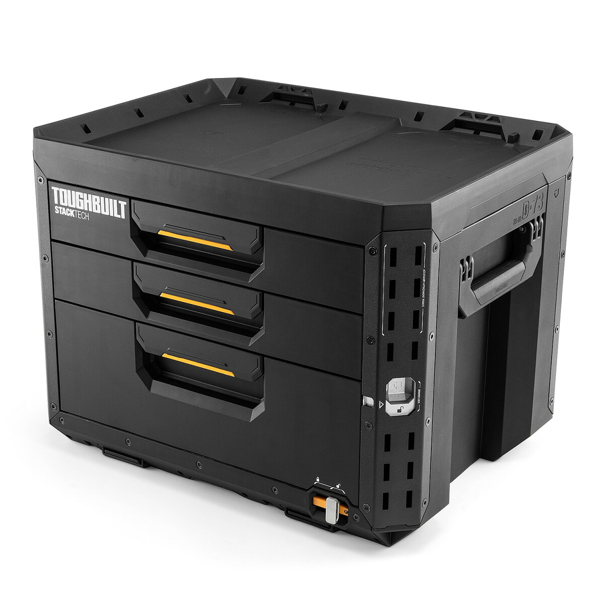 TOUGHBUILT(タフビルト) 3ドロワーボックス TB-B1-D-73 STACKTECH サイドロック｜高橋本社　店