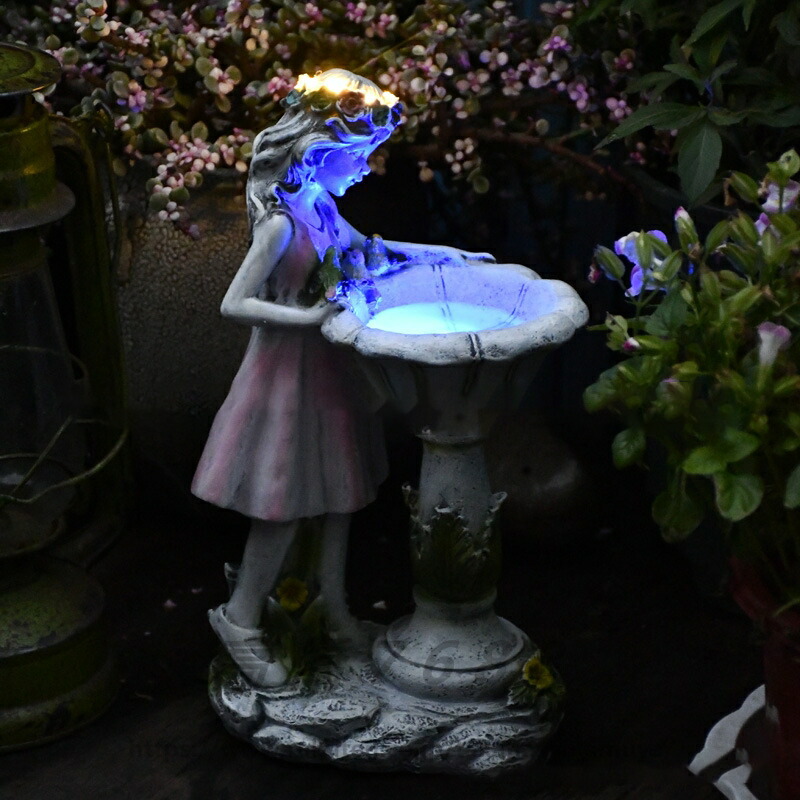 楽天市場】ガーデン装飾 フェアリー 妖精の彫像、庭の置物装飾