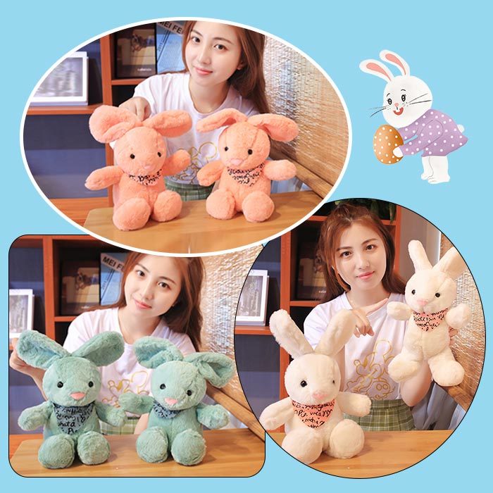 楽天市場 うさぎぬいぐるみ 抱き枕 かわいい ラッピング ギフト袋 おもちゃ ウサギ人形 縫いぐるみ コットン 柔らかい 萌え萌え 多機能 女の子 女性 誕生日 お祝い クリスマス 贈り物 ２８ｃｍ 貴子楽天市場店