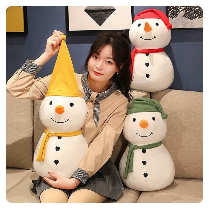 楽天市場】ぬいぐるみ 雪だるま スノーマン 抱き枕 マスコット