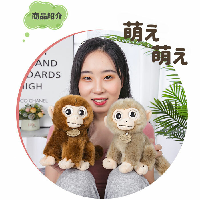 楽天市場】ぬいぐるみ さる ティリー ザ モンキー 白毛 GUND