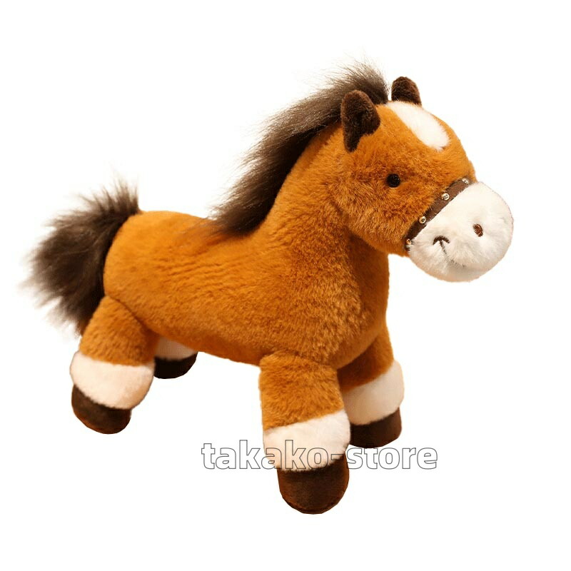 楽天市場】ハンサ【HANSA】ぬいぐるみ 鞍つき馬37cm(薄茶) うま