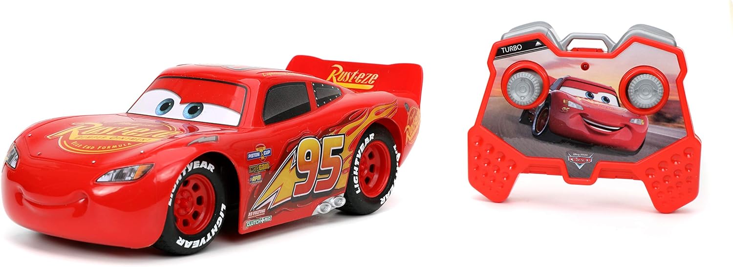 Pixar Disney Cars ディズニー カーズ マックイーン キャラクター ラジコンカー ターボモード搭載  1/24スケール USB充電　USA輸入品　リモコンカー  クリスマスプレゼント ギフト おくりもの 男の子 入園 入学