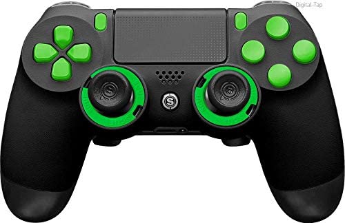 Scuf スカフ Infinity 4ps Pro プロ用 コントローラー ブラックグリーン 21年 最新パーツ フル仕様 Emr デジタルタップトリガー バンパー 緑ハイパフォーマンスグリップ リアクティブパドル 凹型レギュラースティック 並行輸入品 Christine Coppin Com