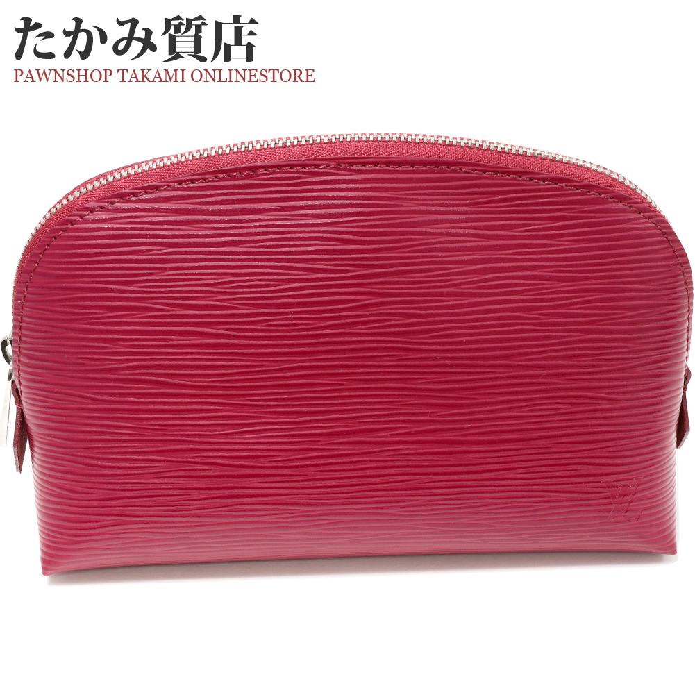 LOUIS VUITTON ルイヴィトン エピ　ポシェット　化粧ポーチ LOUIS VUITTON ルイヴィトン ポシェットコスメティック エピ