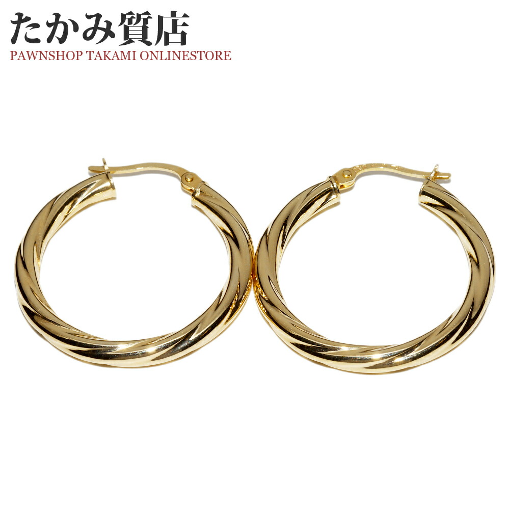 楽天市場】ウノアエレ ピアス K18YG ラブノット ピアス : たかみ質店